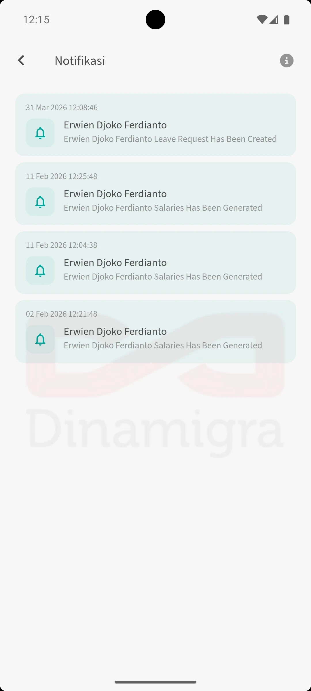 Pillar HR screenshot